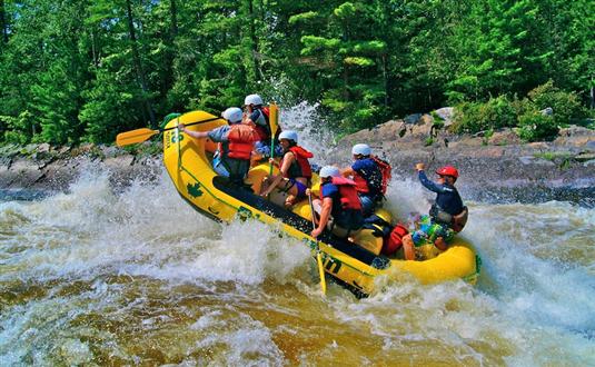 Whitewater rafting on the Ottawa River
