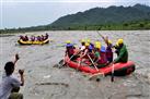 White water rafting at bogamati at Sukla bagan