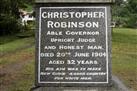 Memorial to Christopher Robinson