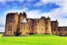 Melrose Abbey and Alnwick Castle from Edinburgh