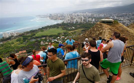 Diamond Head tour with Antilog Vacations at Oahu USA